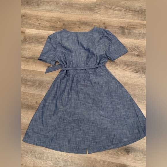 Hope and Henry Denim Casual Dress Size 12 “Quality Good for the Greater Good “ - Picture 7 of 8